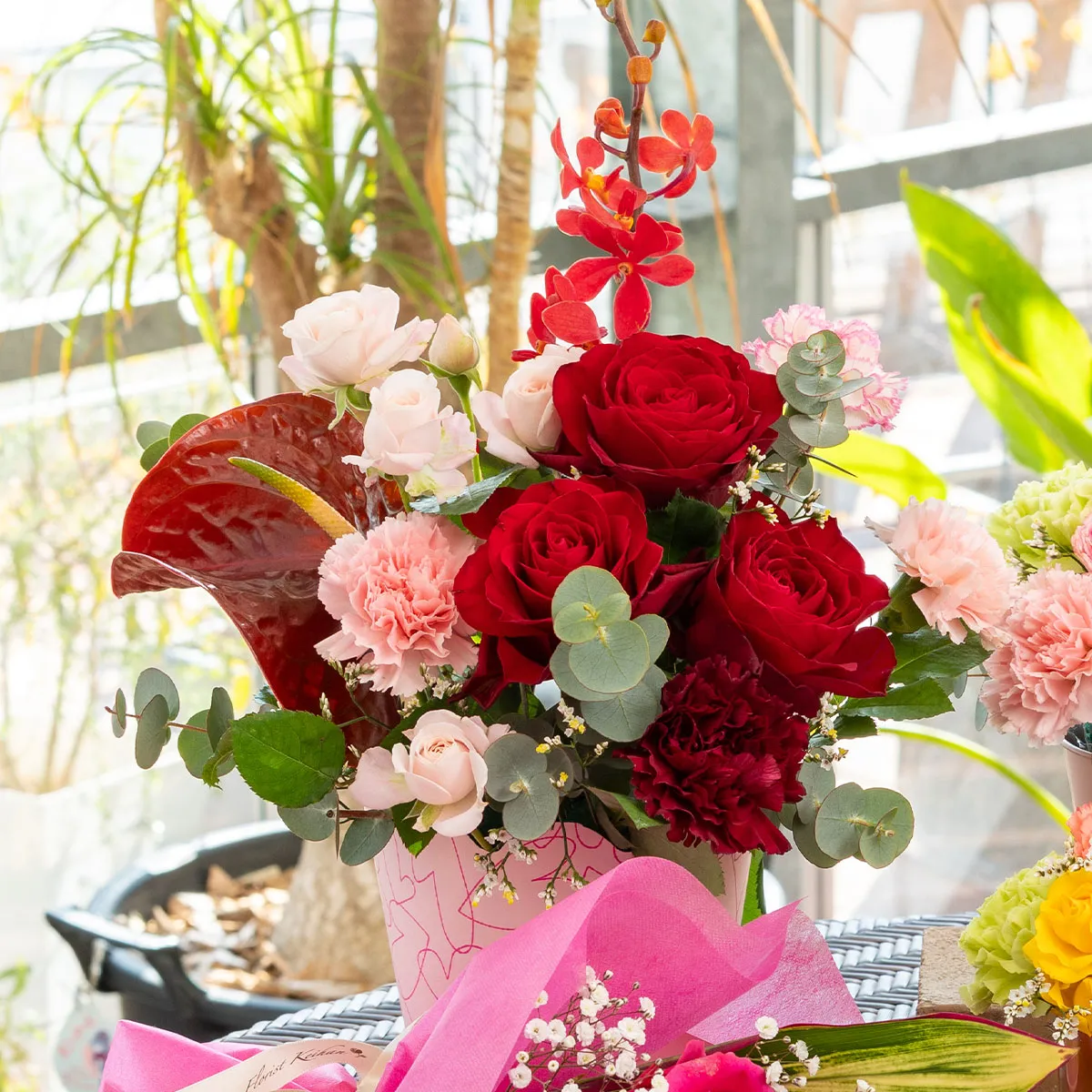 母の日フラワーアレンジメント A-4 ラ・ベル